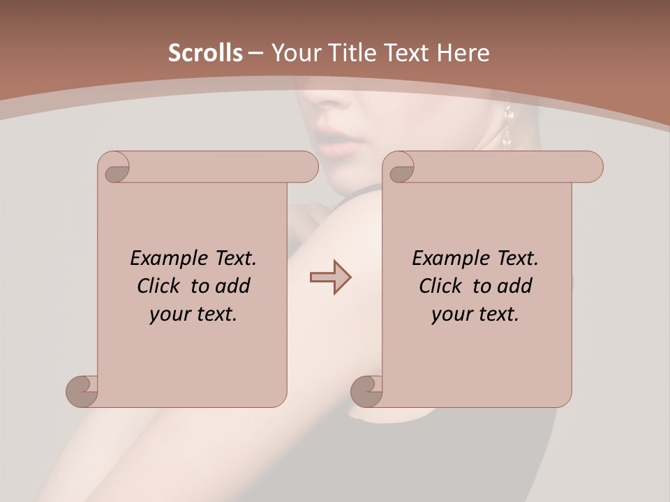 Communication Chair Board PowerPoint Template