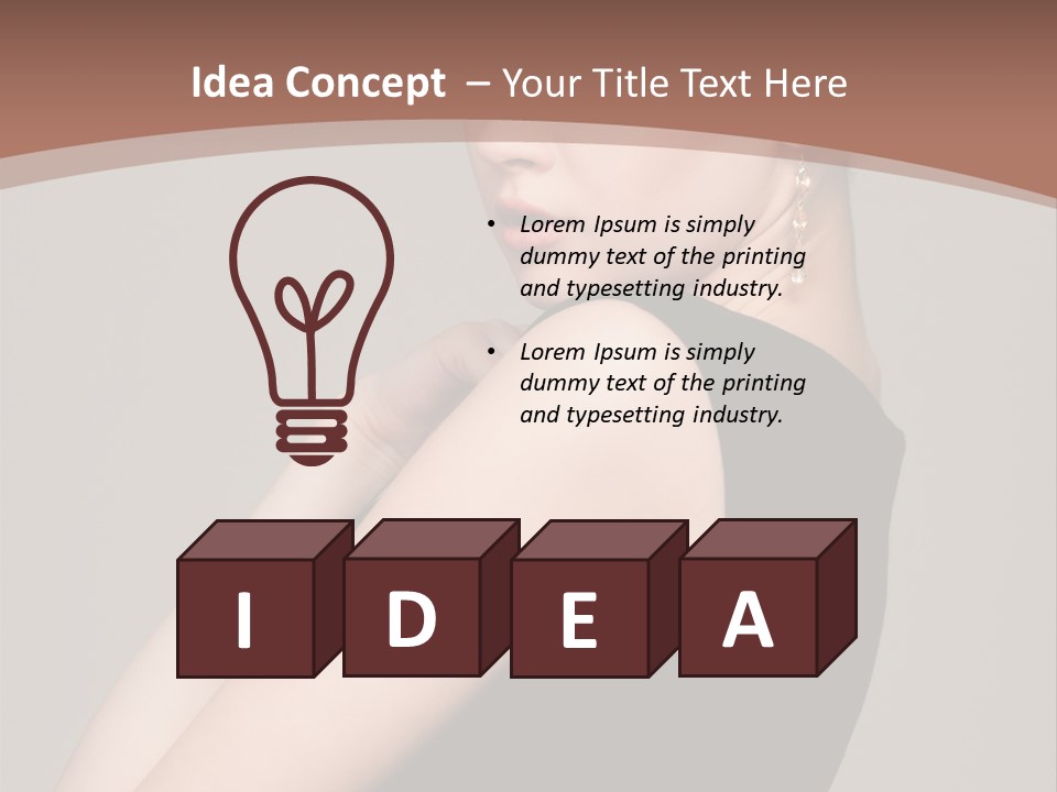 Communication Chair Board PowerPoint Template