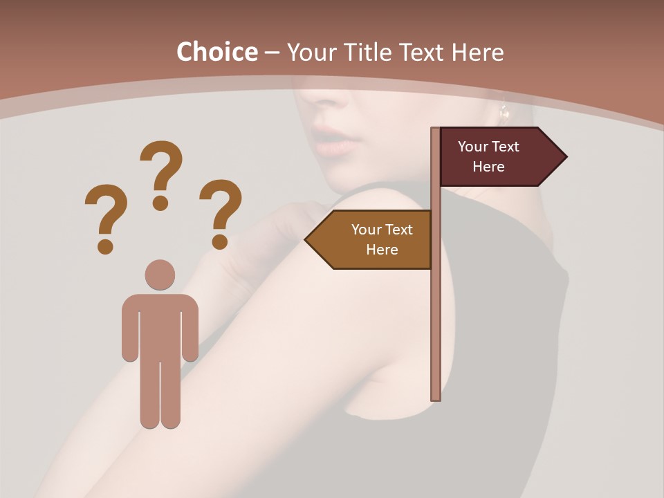 Communication Chair Board PowerPoint Template