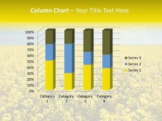 Colza Rural Cloud PowerPoint Template