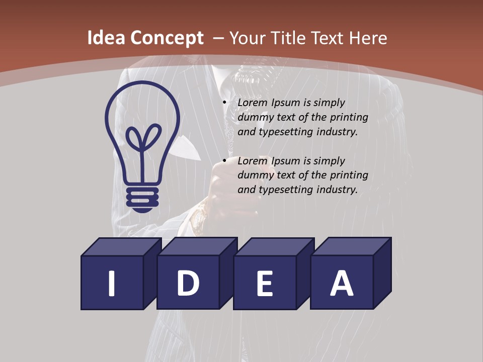 Hat Tobacco Music PowerPoint Template