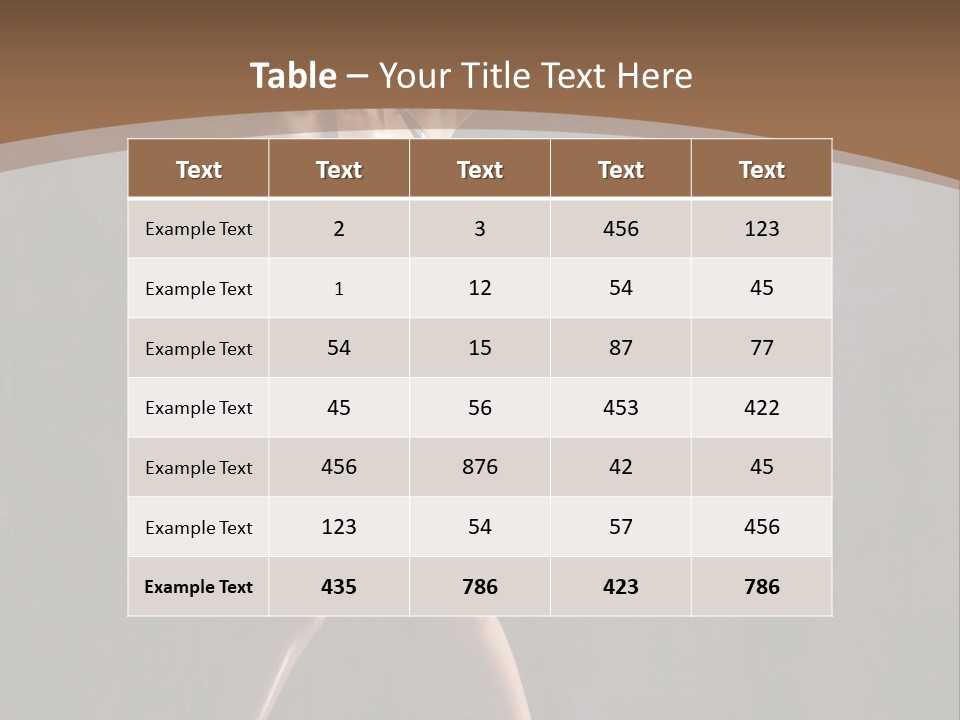Grace Beautiful Y PowerPoint Template