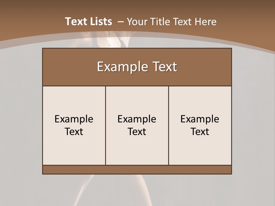 Grace Beautiful Y PowerPoint Template