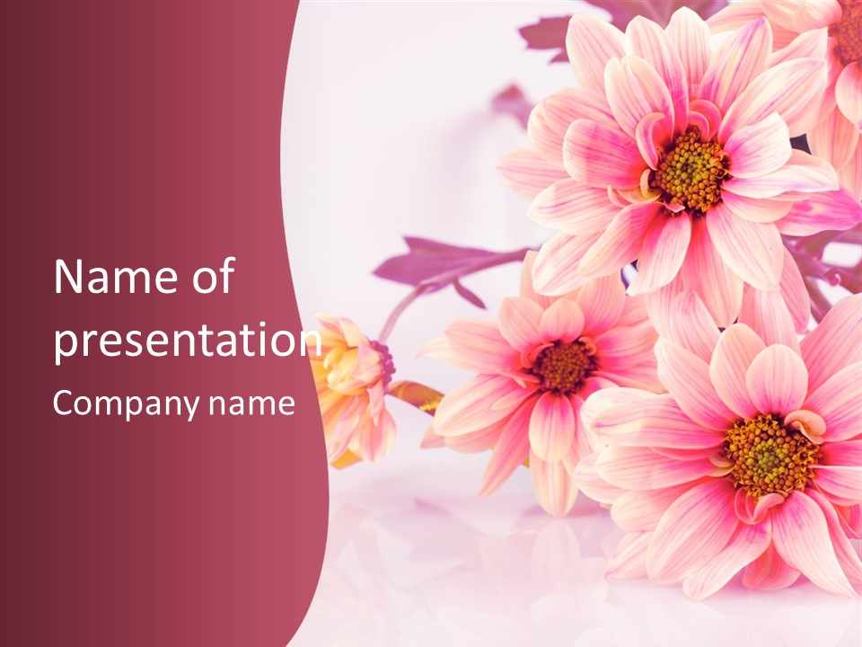 Flower Old Colourful PowerPoint Template