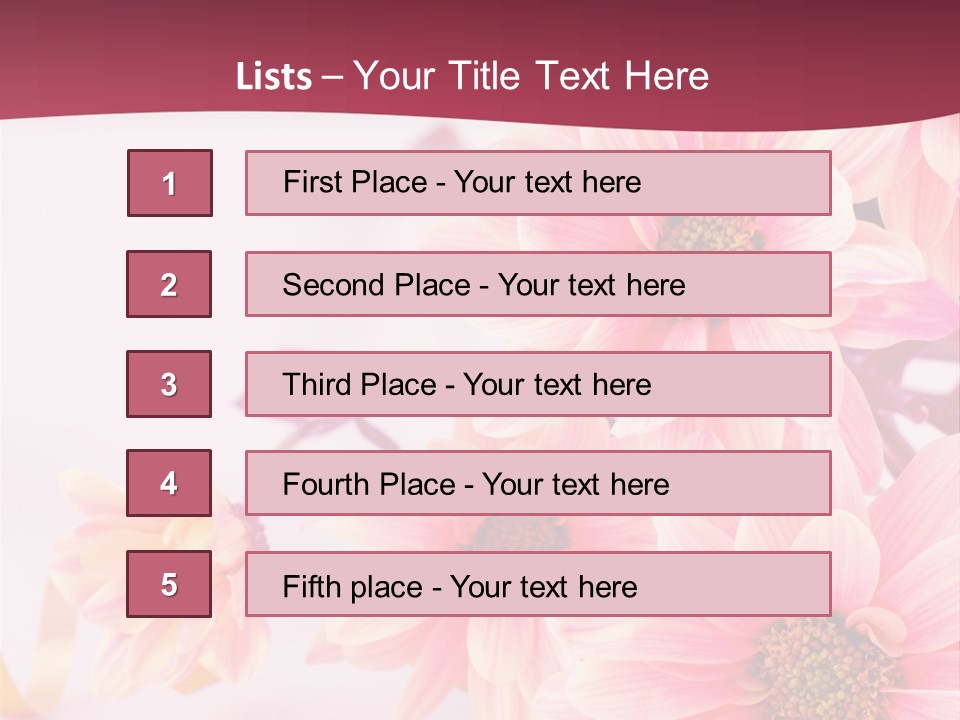 Flower Old Colourful PowerPoint Template