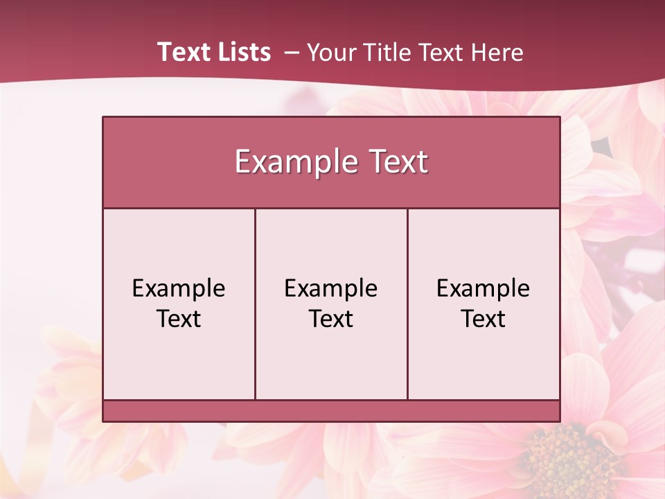 Flower Old Colourful PowerPoint Template