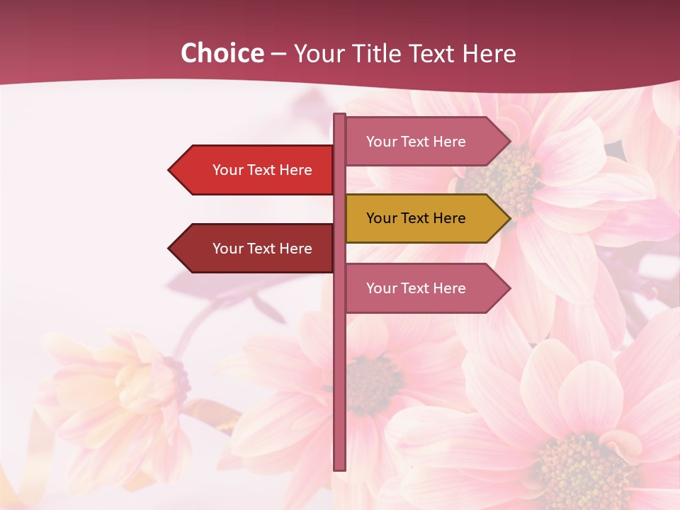 Flower Old Colourful PowerPoint Template