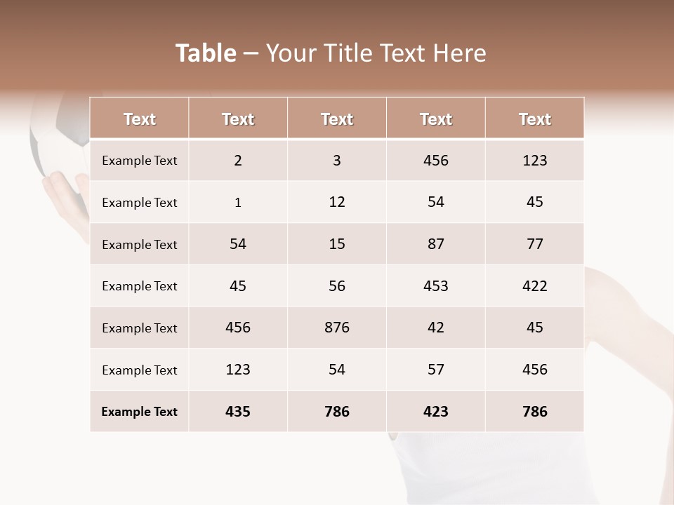Activity Win Workout PowerPoint Template