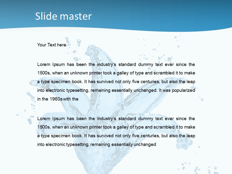 High Ripple Quality PowerPoint Template