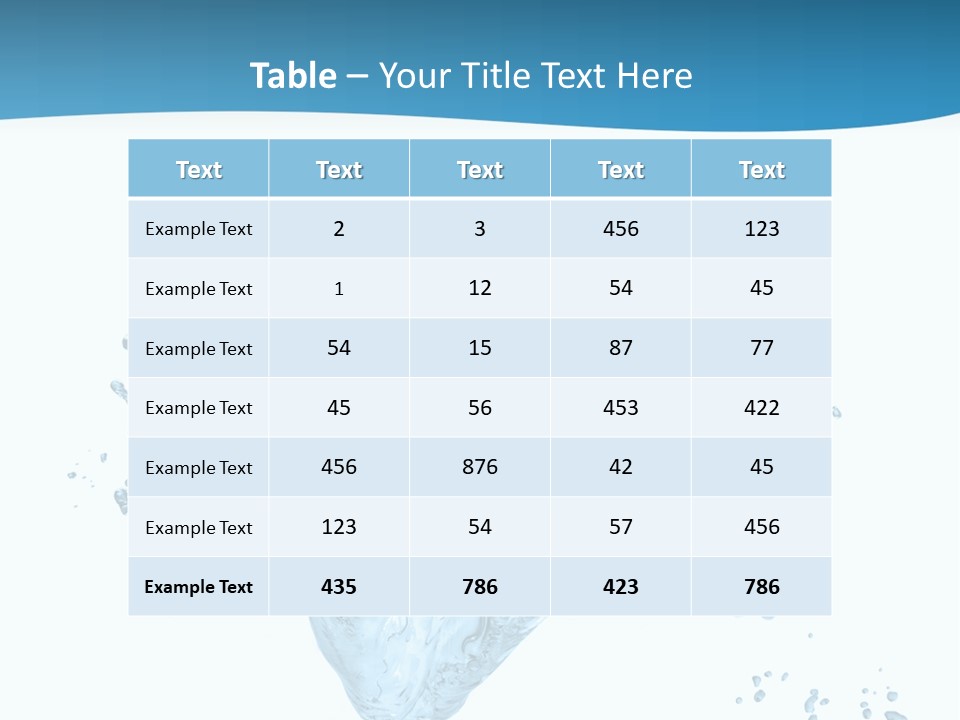 High Ripple Quality PowerPoint Template