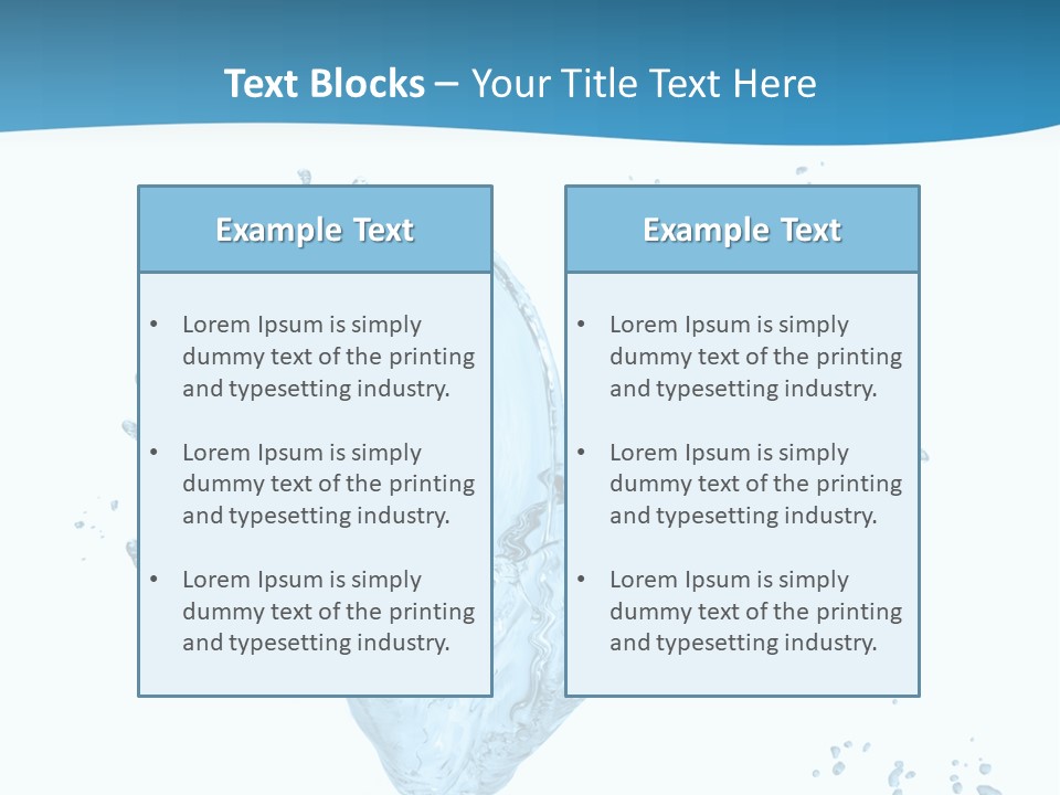 High Ripple Quality PowerPoint Template