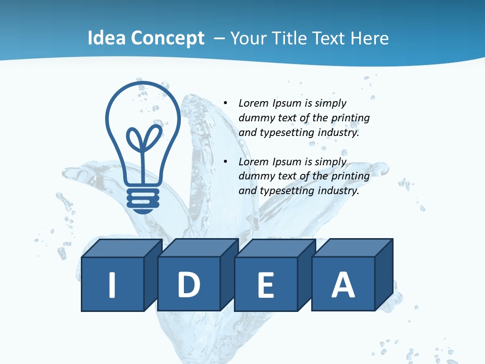 High Ripple Quality PowerPoint Template