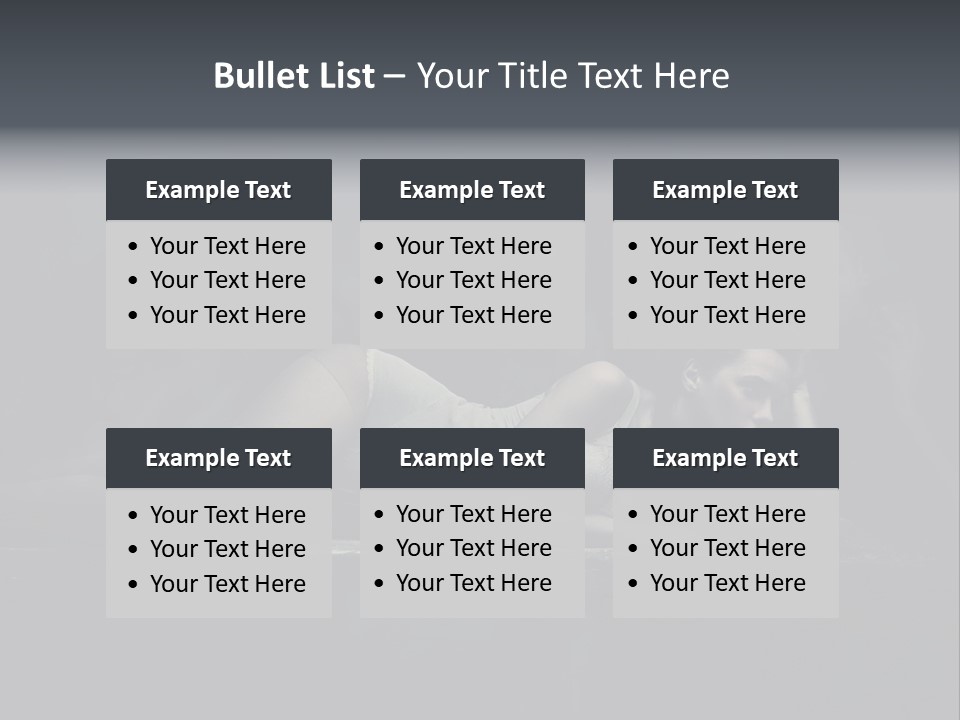 Ugly Lingerie Girl PowerPoint Template