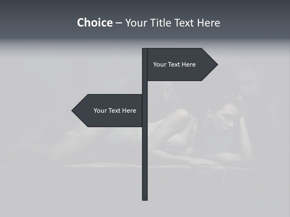 Ugly Lingerie Girl PowerPoint Template