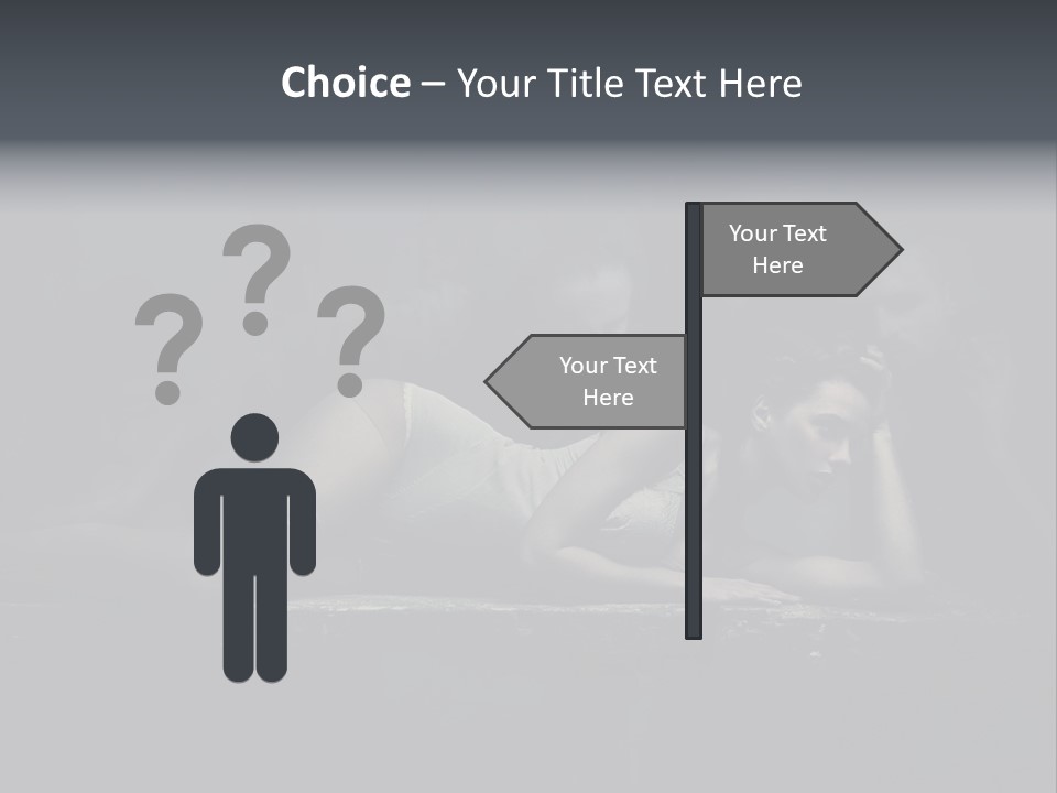 Ugly Lingerie Girl PowerPoint Template