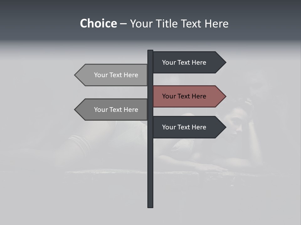 Ugly Lingerie Girl PowerPoint Template