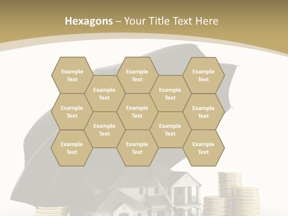 Building Safe Bank PowerPoint Template