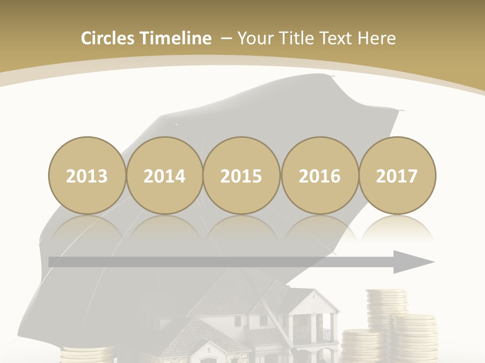 Building Safe Bank PowerPoint Template