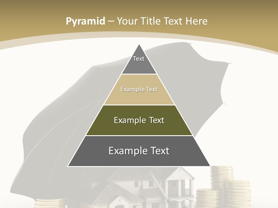 Building Safe Bank PowerPoint Template