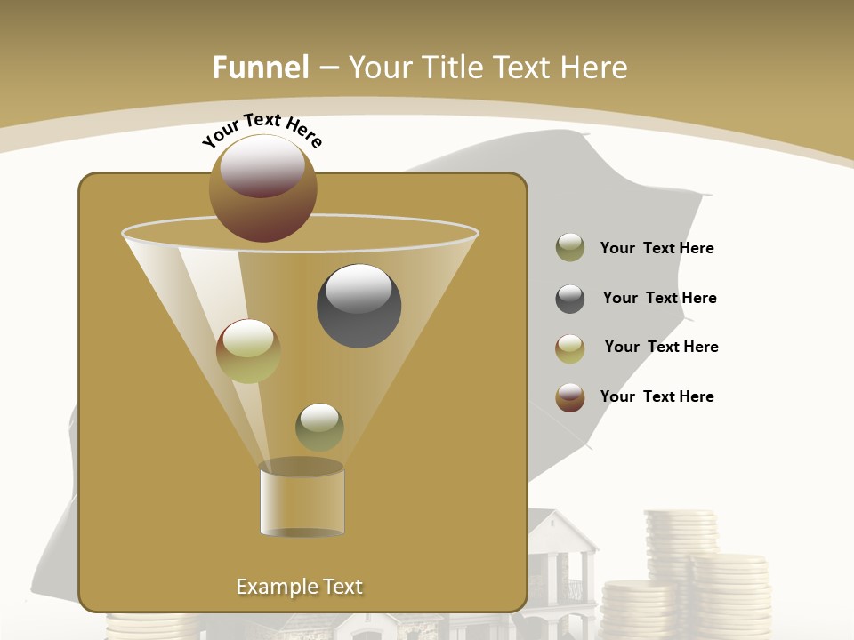 Building Safe Bank PowerPoint Template