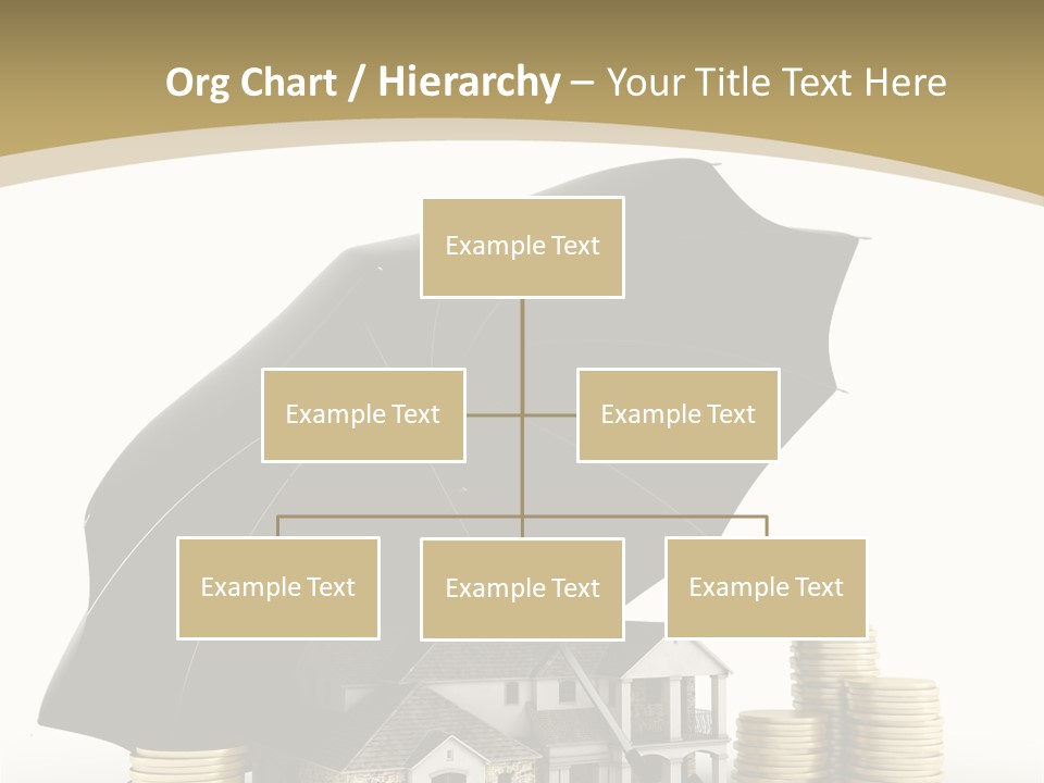 Building Safe Bank PowerPoint Template