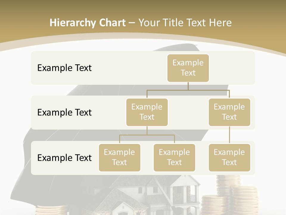 Building Safe Bank PowerPoint Template
