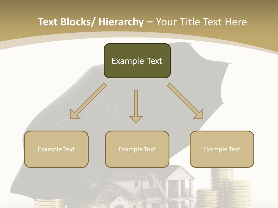 Building Safe Bank PowerPoint Template