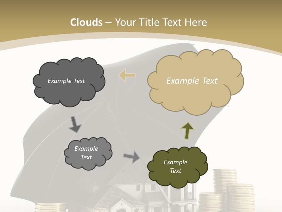 Building Safe Bank PowerPoint Template