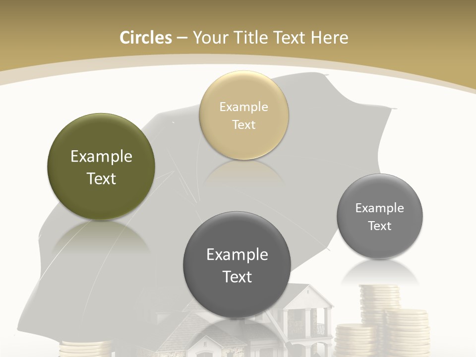 Building Safe Bank PowerPoint Template