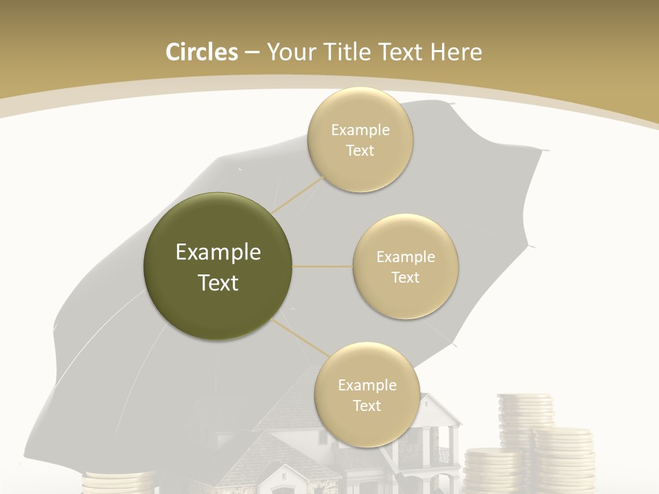Building Safe Bank PowerPoint Template