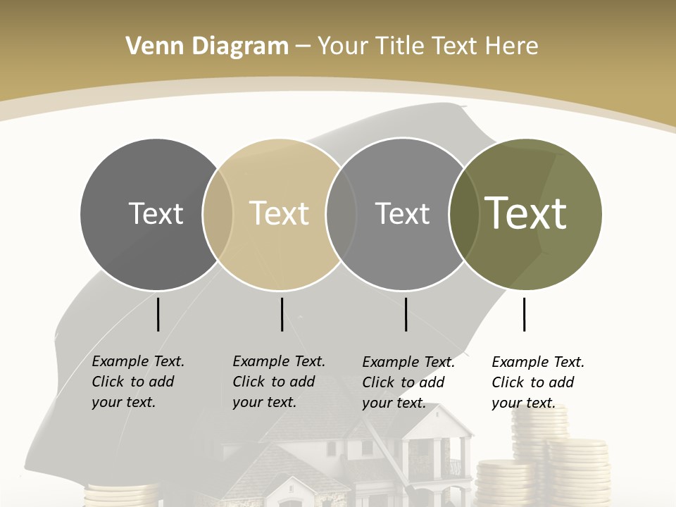 Building Safe Bank PowerPoint Template