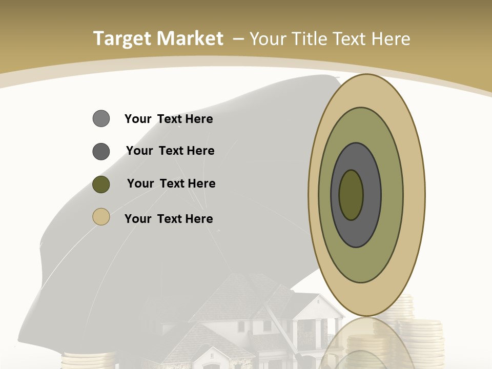 Building Safe Bank PowerPoint Template