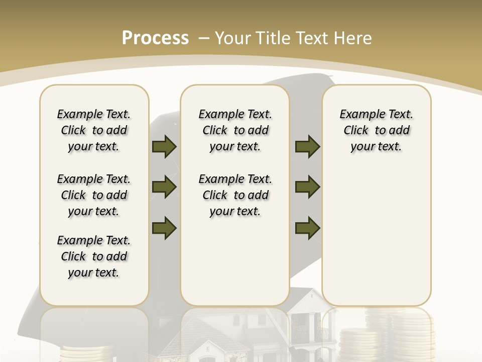 Building Safe Bank PowerPoint Template