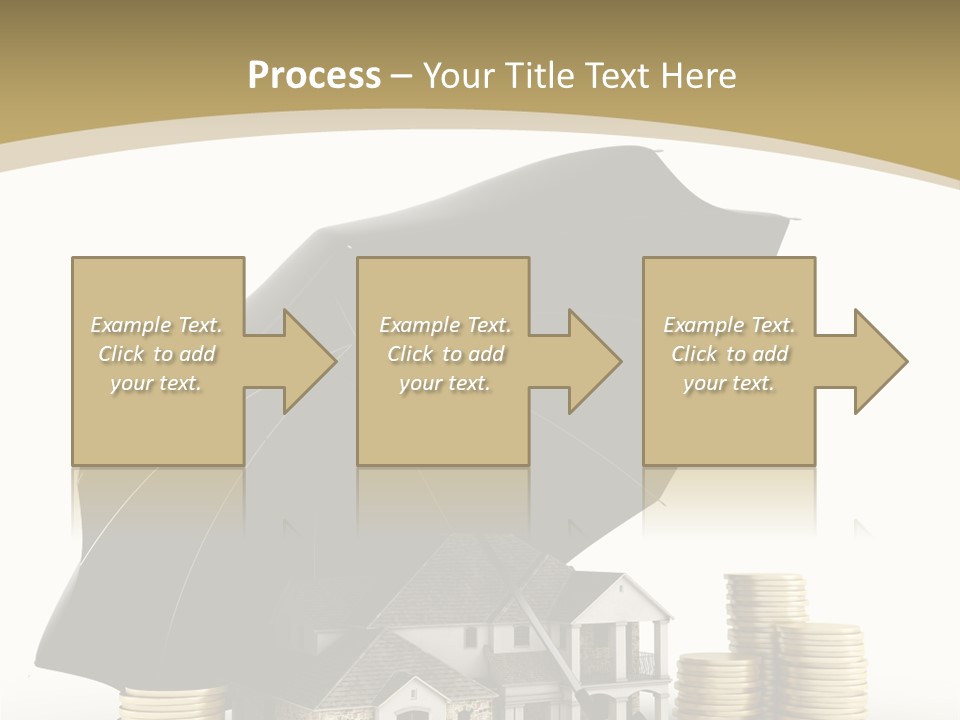 Building Safe Bank PowerPoint Template