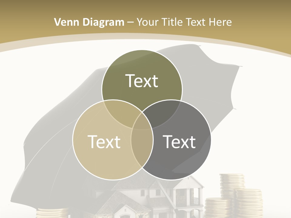 Building Safe Bank PowerPoint Template