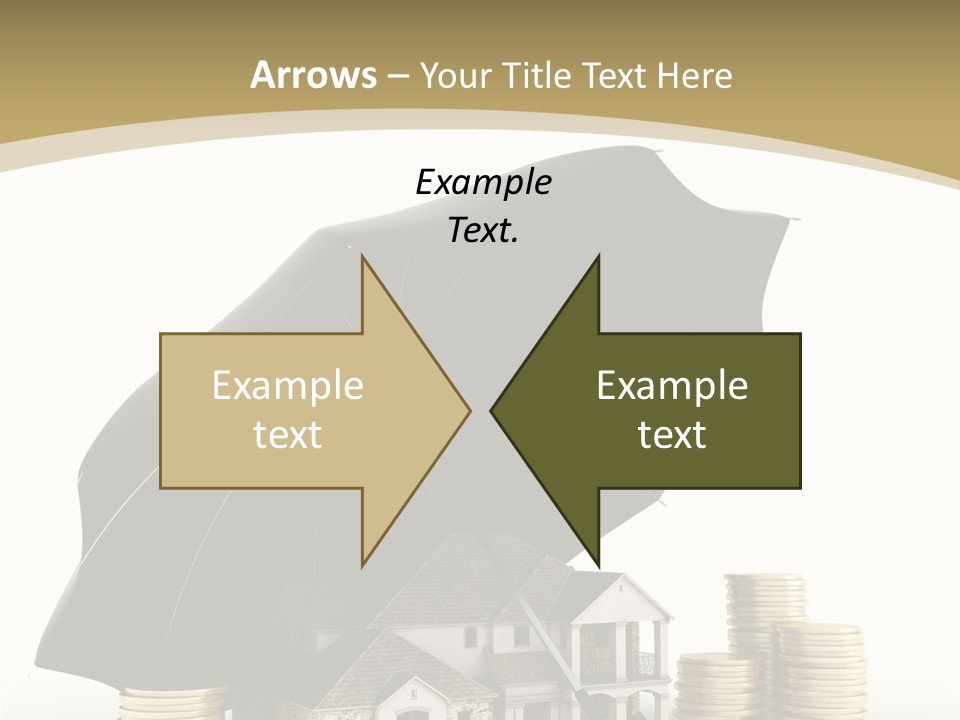 Building Safe Bank PowerPoint Template