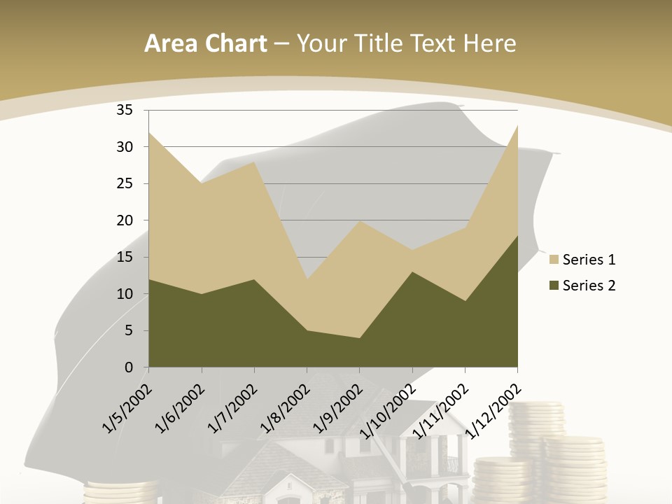 Building Safe Bank PowerPoint Template