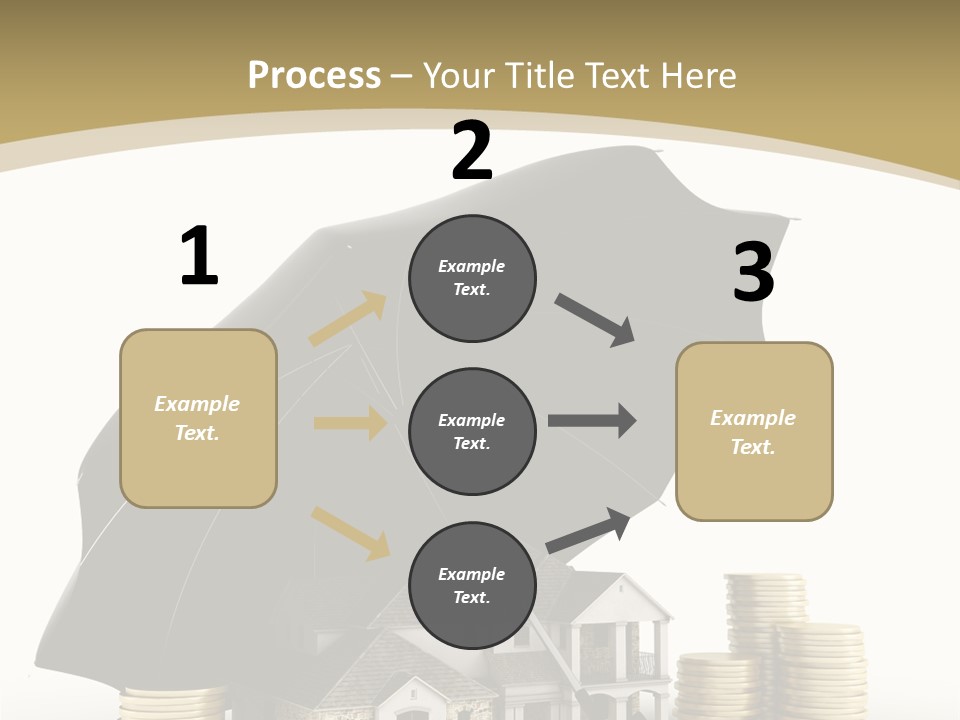 Building Safe Bank PowerPoint Template