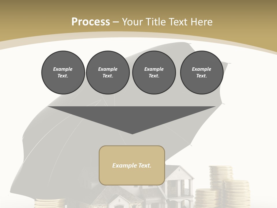 Building Safe Bank PowerPoint Template