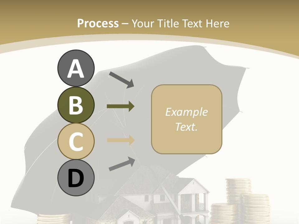 Building Safe Bank PowerPoint Template