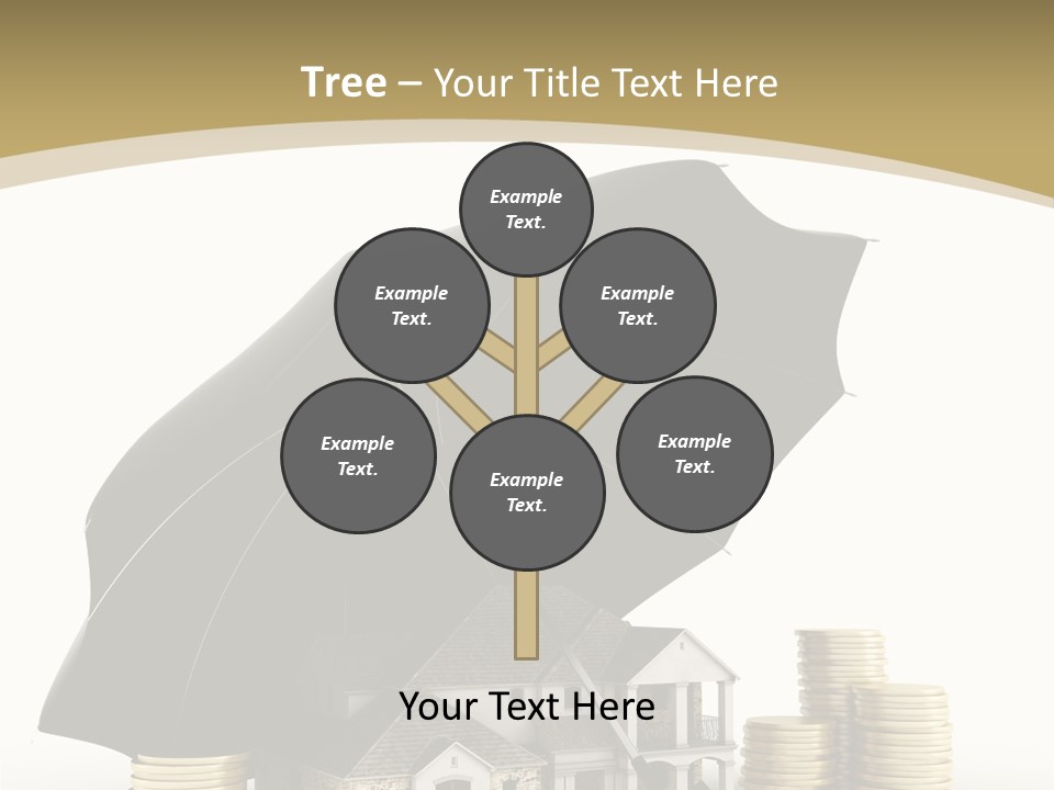 Building Safe Bank PowerPoint Template