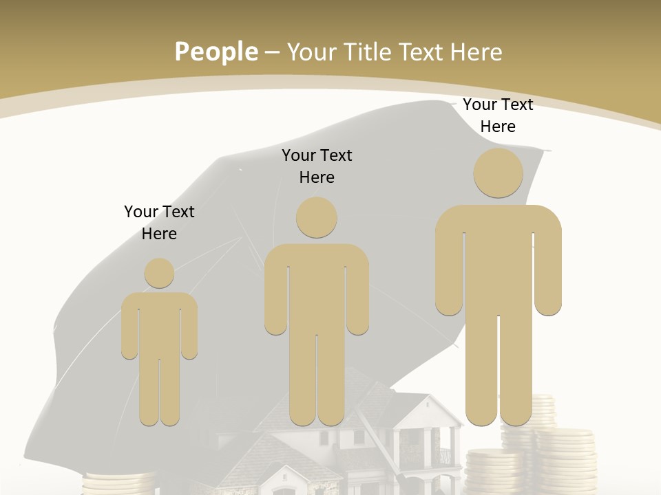 Building Safe Bank PowerPoint Template