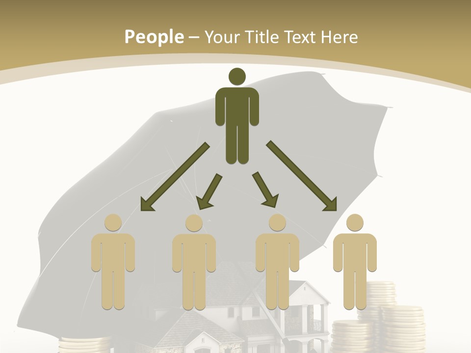 Building Safe Bank PowerPoint Template