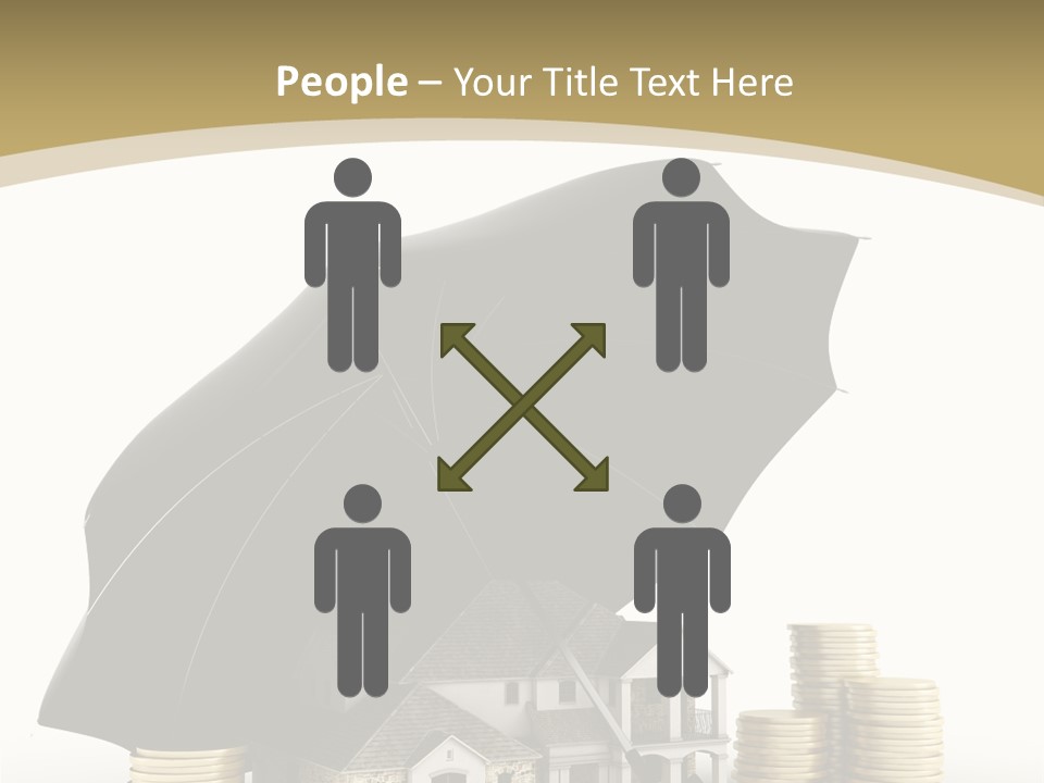 Building Safe Bank PowerPoint Template