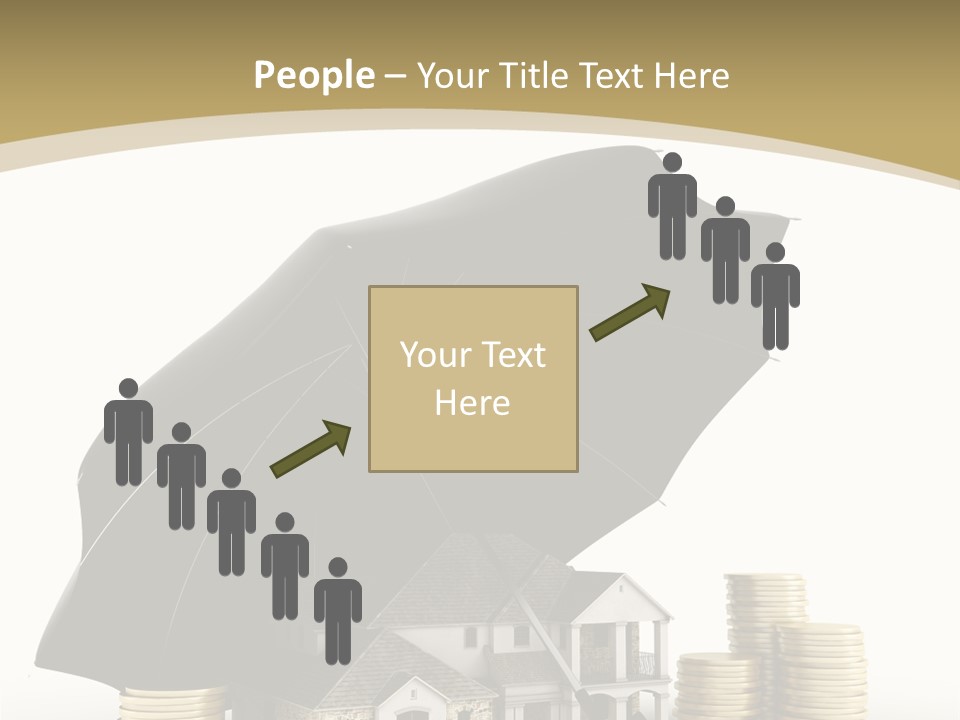 Building Safe Bank PowerPoint Template