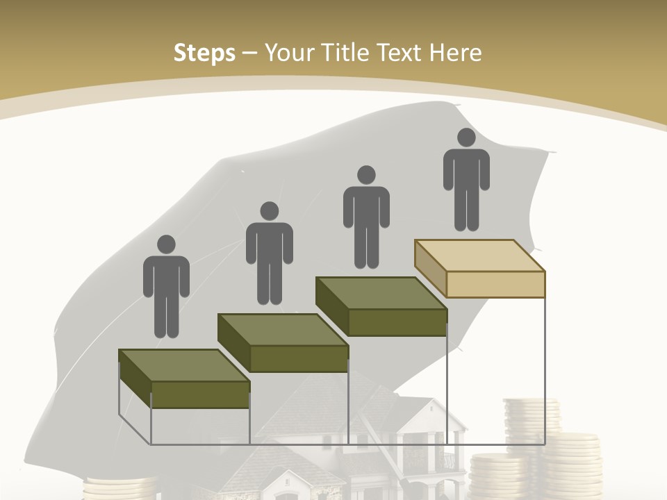 Building Safe Bank PowerPoint Template