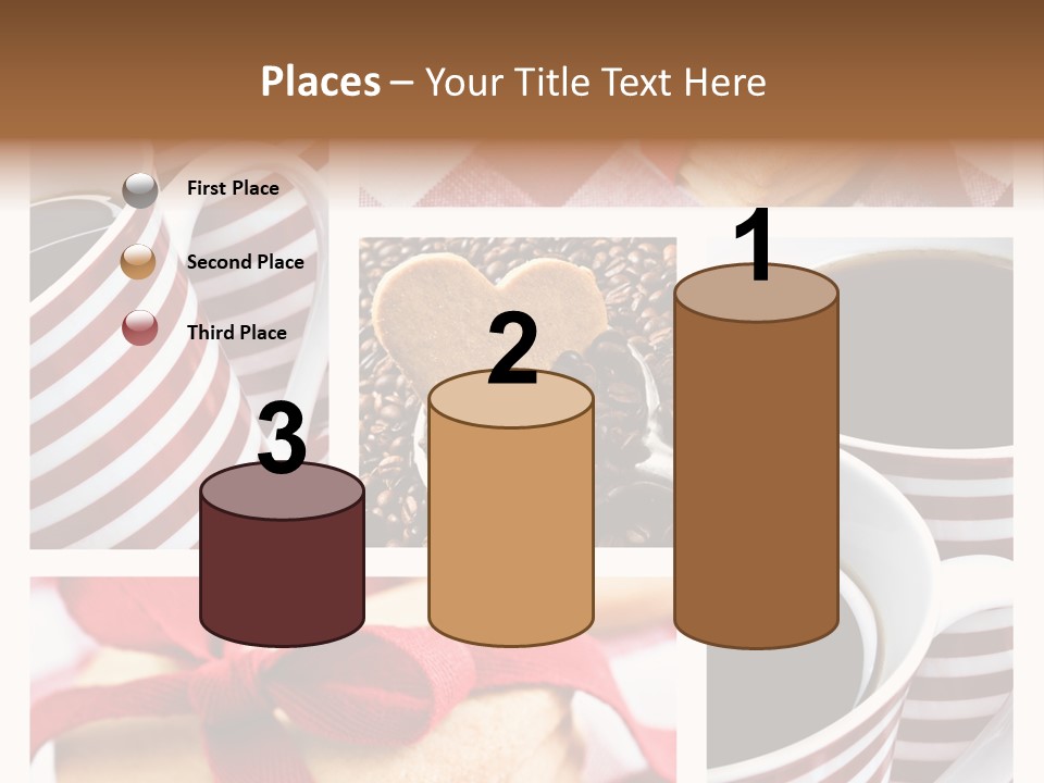 Mocha Dark Heart PowerPoint Template