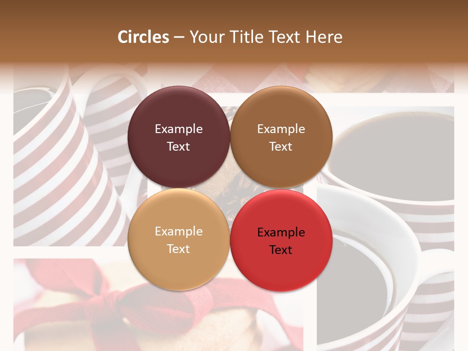 Mocha Dark Heart PowerPoint Template