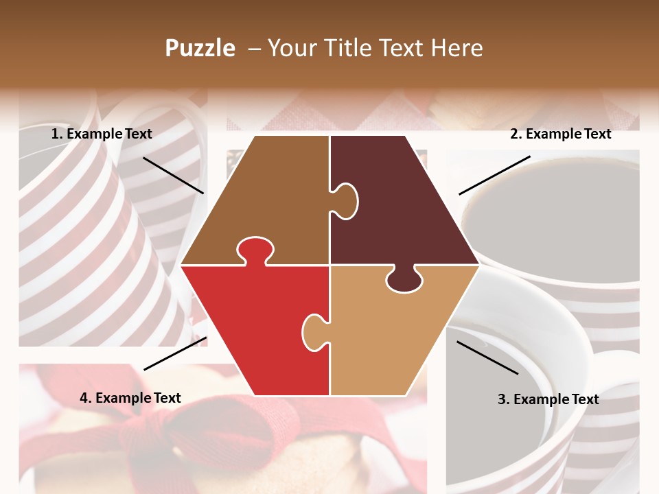 Mocha Dark Heart PowerPoint Template