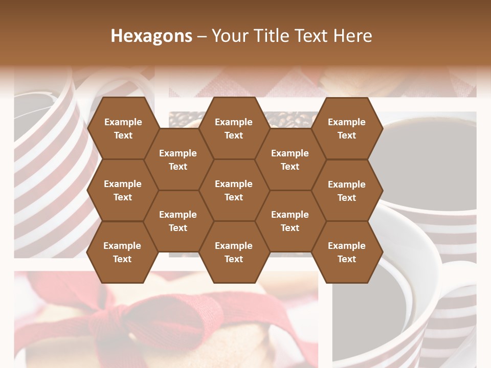 Mocha Dark Heart PowerPoint Template